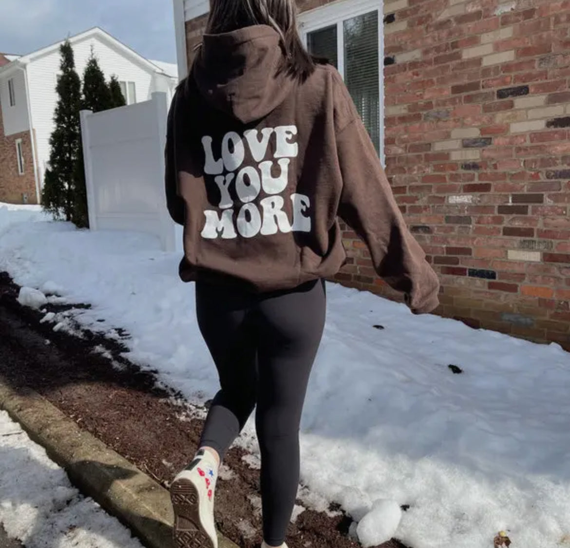 love you more hoodie