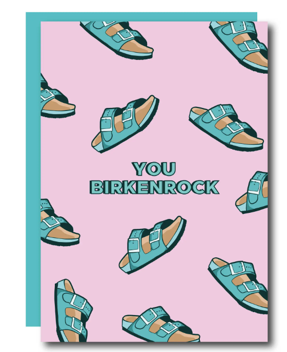 You Birkenrock Blue Greeting Card